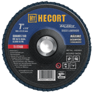 Disco Laminado 7" X 7/8" T. 29 Grano 60