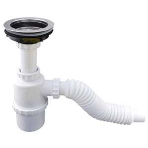 Cespol de Bote de Polipropileno de 1 1/2" con Contracanasta
