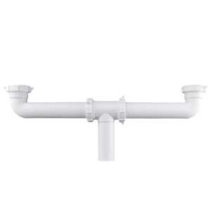 Cespol Doble para Fregadero de 1 1/2" de Polipropileno