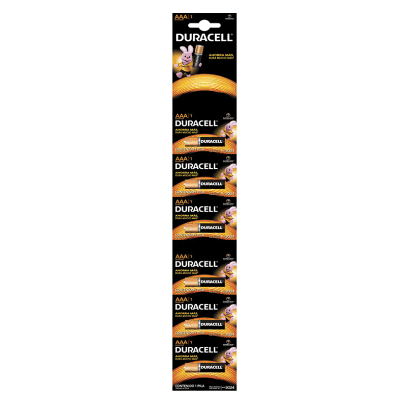 Pila Duracell C&B AAA Tira – HT: Productos Ferreteros de Calidad