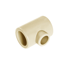 Tee Reducida de CPVC de 3/4"x3/4"x1/2" DuraFlux