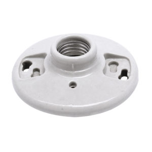 Portalámpara de porcelana 4"