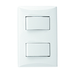 Interruptor Doble Blanco