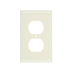 Placa par interruptor Doble Marfil