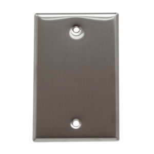 PLACA CIEGA ACERO INOXIDABLE