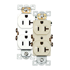 Receptaculo Doble de 20A Blanco (copia)