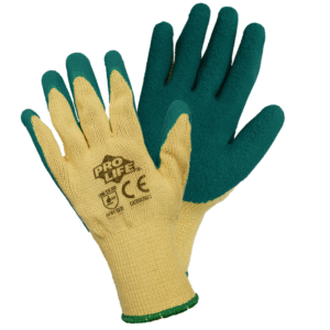 Guantes de algodón recubiertos de látex - Talla M