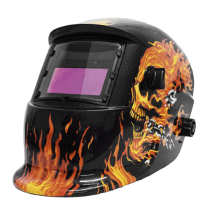 Careta para soldar fotosensible profesional Flamas
