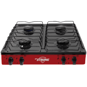 Estufa de mesa 4 Quemadores Rojo