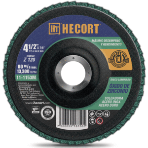 DISCO LAMINADO zirconio T-29 4.1/2"X7/8" G120