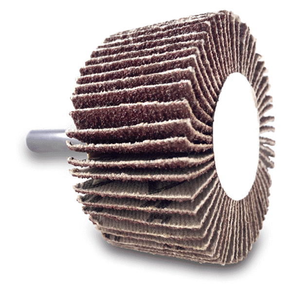 CARDA DE LIJA CON VASTAGO 1 1/2"x3/4"x1/4" GRANO 60