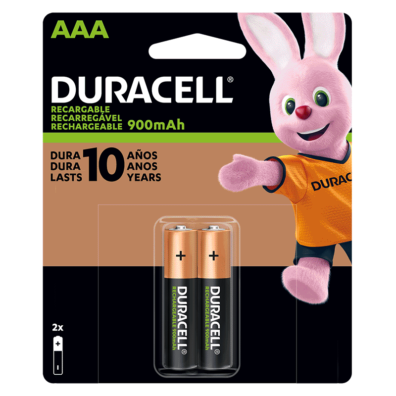 PILA RECARGABLE DURACELL AAA BLISTER 2 PIEZAS