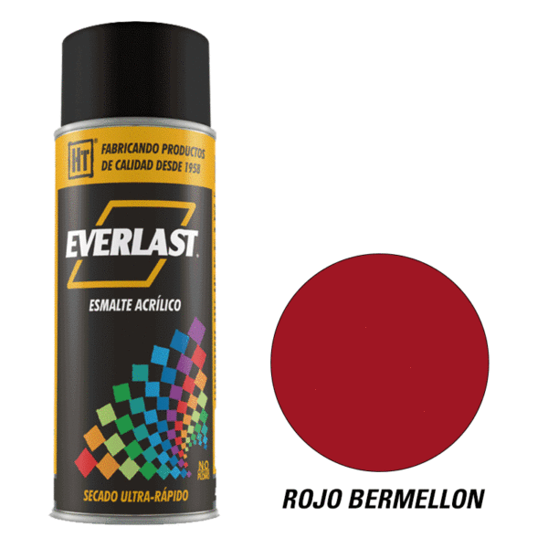 Esmalte Acrílico en Aerosol Rojo Bermellon