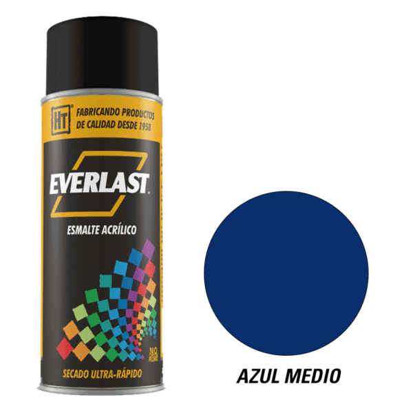Esmalte Acrílico en Aerosol Azul Medio