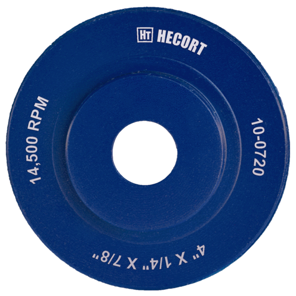 CARDA DE DIAMANTE AZUL 4" X 1/4" X 7/8" - Imagen 2
