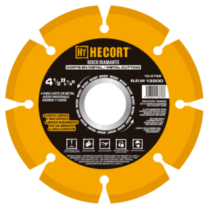 DISCO DIAMANTE CORTE METAL 4 1/2"