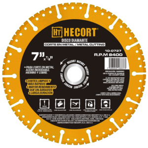DISCO DIAMANTE CORTE METAL 7"