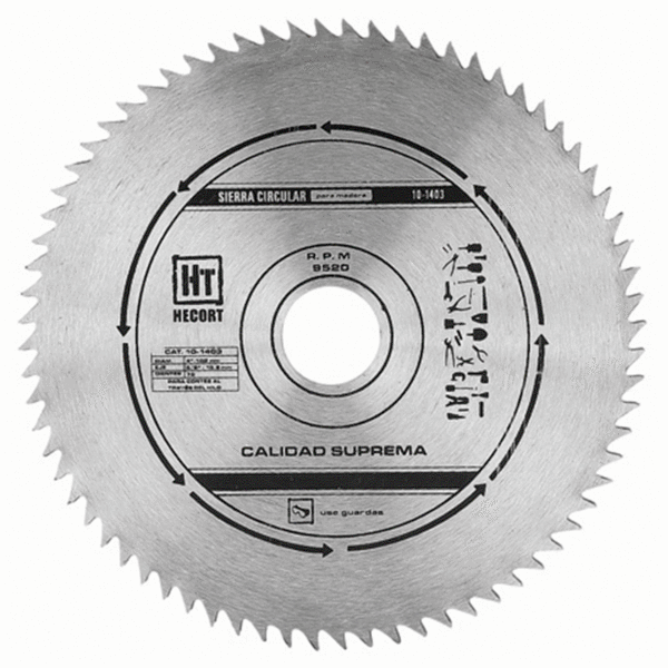 Sierra Circular Corte al Hilo 72D 4 X 5/8 X 1/2