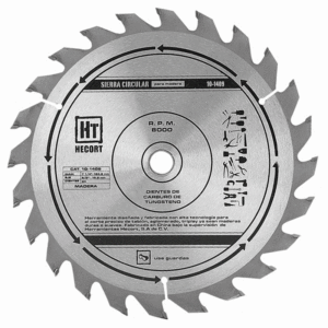 Sierra Circular para Madera Diente Carburo de Tustegno 40 D 7 1/4" x 5/8" x 1/2"