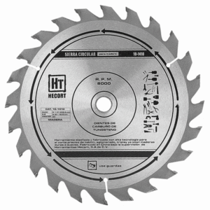 Sierra Circular para Madera Diente Carburo de Tustegno 24 D 8 1/4" x 5/8" x 1/2"