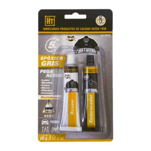 FORTIKONG EPOXICO PEGA ACERO GRIS 5 MIN 60 GRS