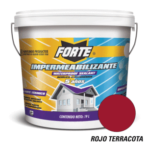 Impermeabilizante Rojo Terracota 19L