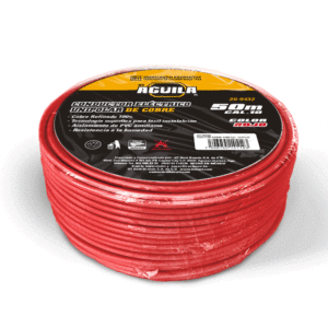 CABLE DE COBRE THW CAL. 10 ROJO 50 MTS