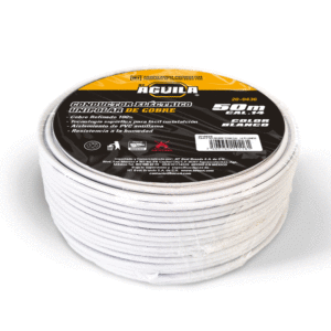 CABLE DE COBRE THW CAL.14 BLANCO 50 MTS