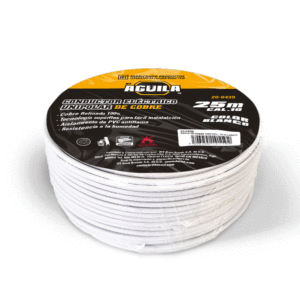 CABLE DE COBRE THW CAL. 10 BLANCO 25 MTS