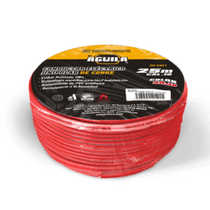 CABLE DE COBRE THW CAL. 10 ROJO 25 MTS