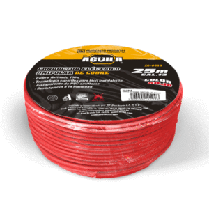 CABLE DE COBRE THW CAL. 12 ROJO 25 MTS
